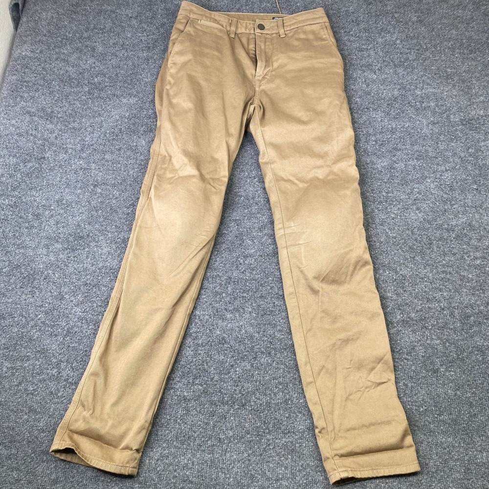 Alpinestars Motochino Pro Denim Pants 85 Dark Khaki Mens 30 Armor Motorcycle